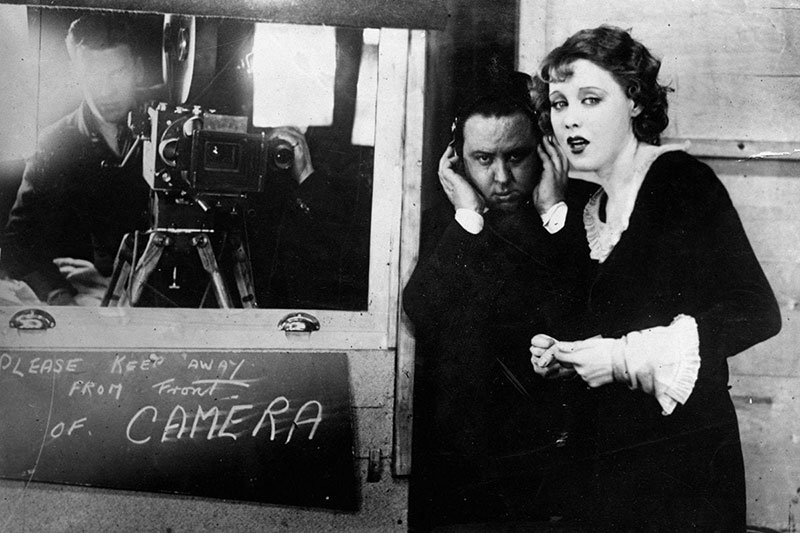 Hitchcock's Blackmail still
