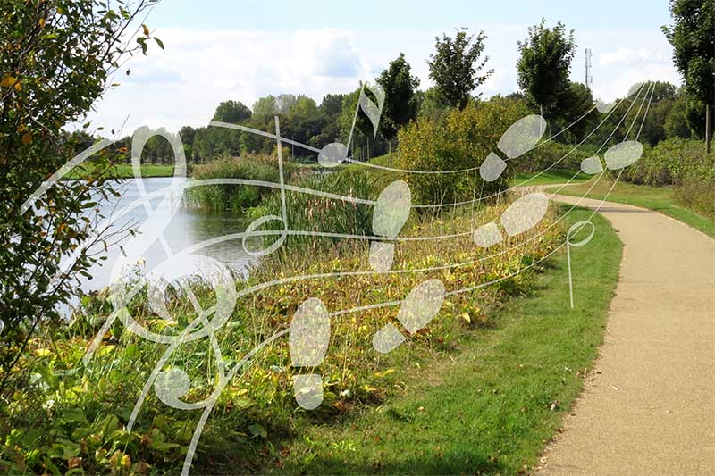 Muziekwandeling in park Overgooische Zoom